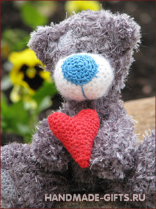 Медведь тедди: вязаные игрушки подарки ручной работы handmade-gifts