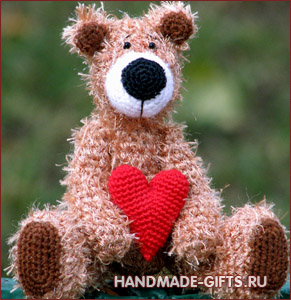 Медвежонок Тэдди Боб Вязаные игрушки ручной работы Подарки Купить Мишки Медведи