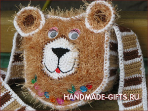 Медведи: вязаные игрушки ручной работы мягкие подарки hsndmsde-gifts купить сумки детские на заказ