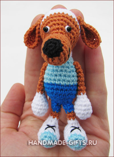 Вязаные игрушки животные: собаки (вязание крючком) | Изделия ручной работы на биржевые-записки.рф